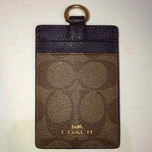Coach ID Holder (No Chain Included)